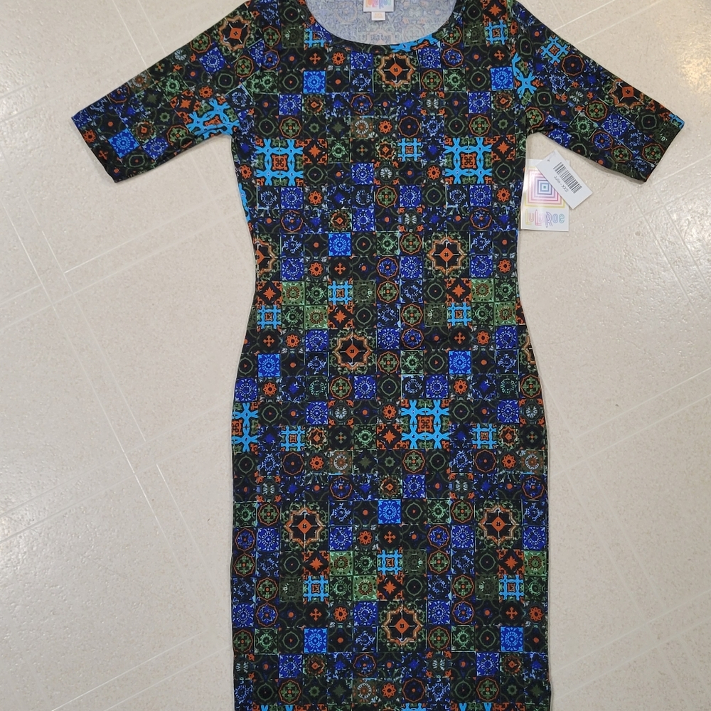 LuLaRoe Julia Dress Women's Size XXS NWT
